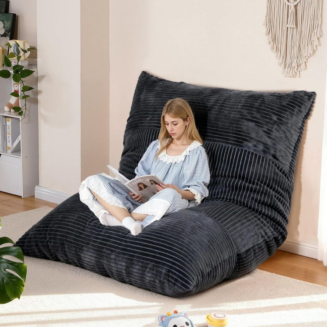 Chaises pliantes reglable structure metal noir