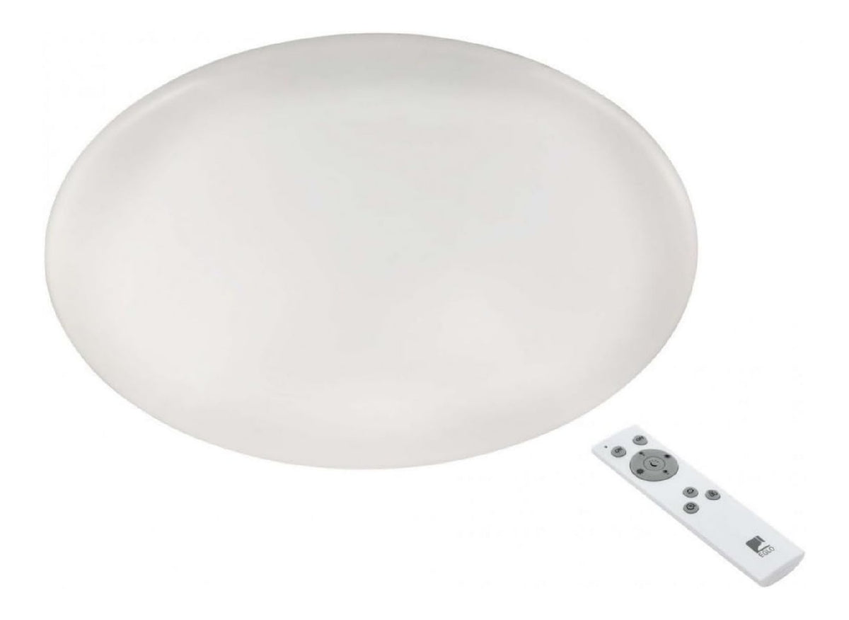 Plafonnier Blanc et Ambre a presence elegante et lumiere agreable 60 W 3000 K