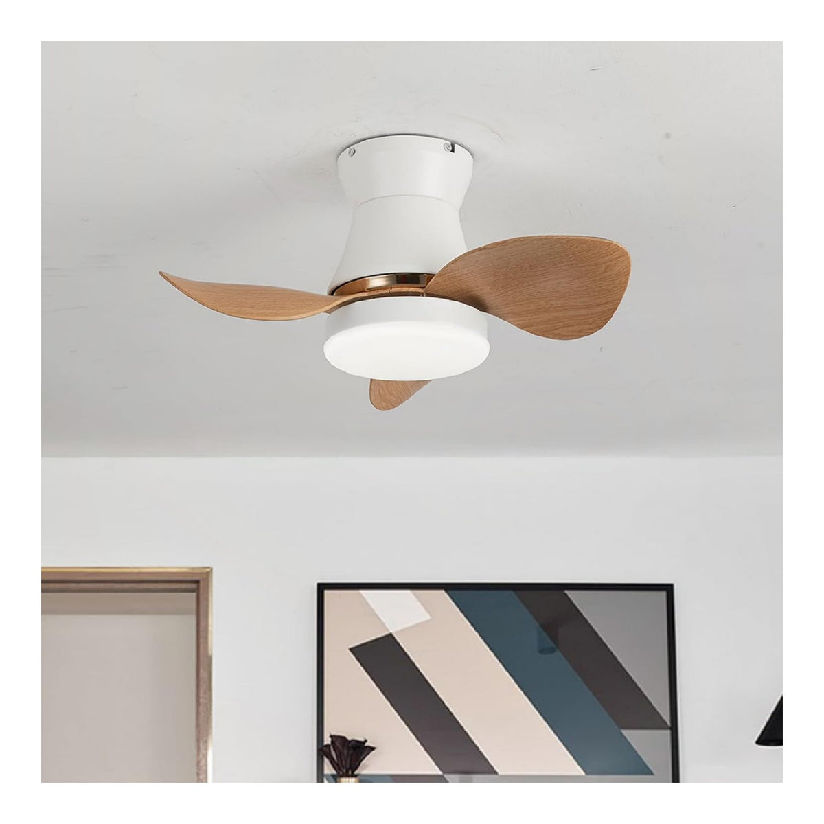 Lustre Blanc et Ambre au style moderne avec conception fonctionnelle QH-2309