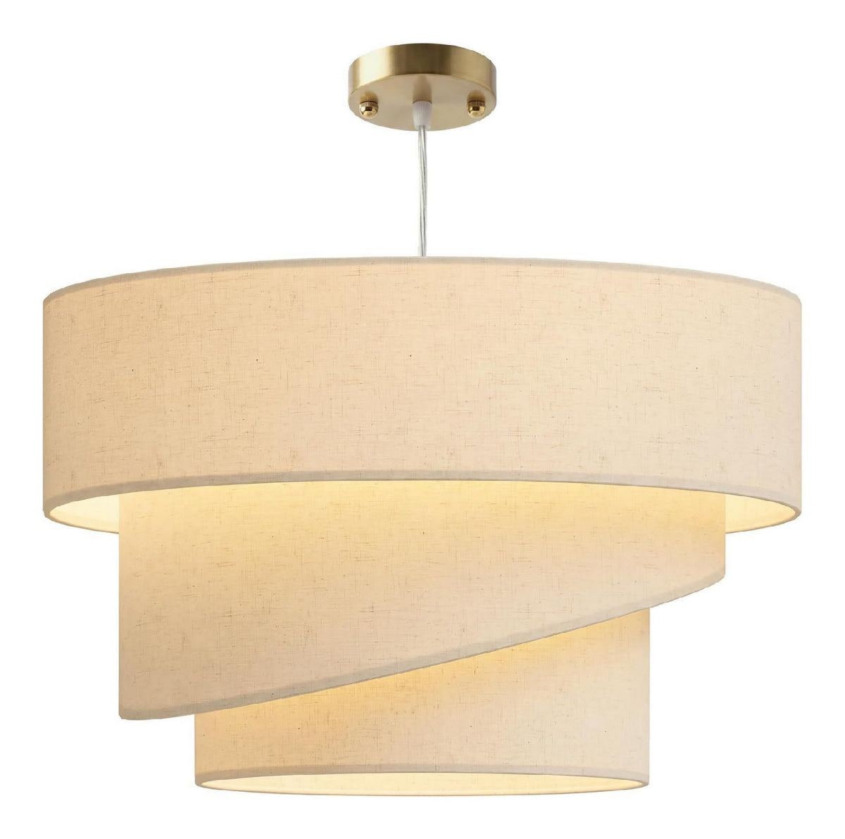 Solution lumineuse Dore et Ambre au dessin sobre en format suspension 40 W E14