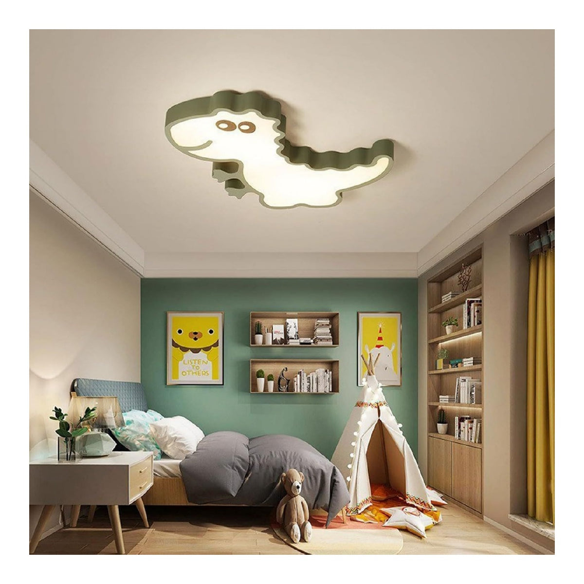 Luminaire Blanc et Ambre a presence elegante et lumiere agreable 3000K CR-2509