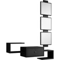 Bancs bout de lit structure metal revetement velours vert