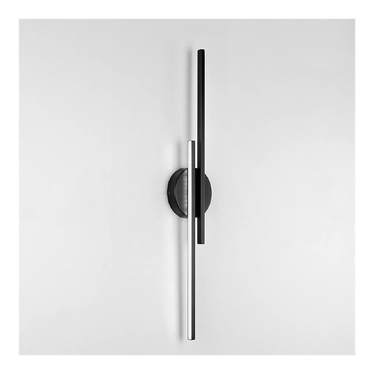 Applique murale Noir et Blanc a presence elegante et lumiere agreable 14W