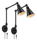 Applique murale Noir et Blanc aux lignes epurees avec eclairage confortable 5V-3732