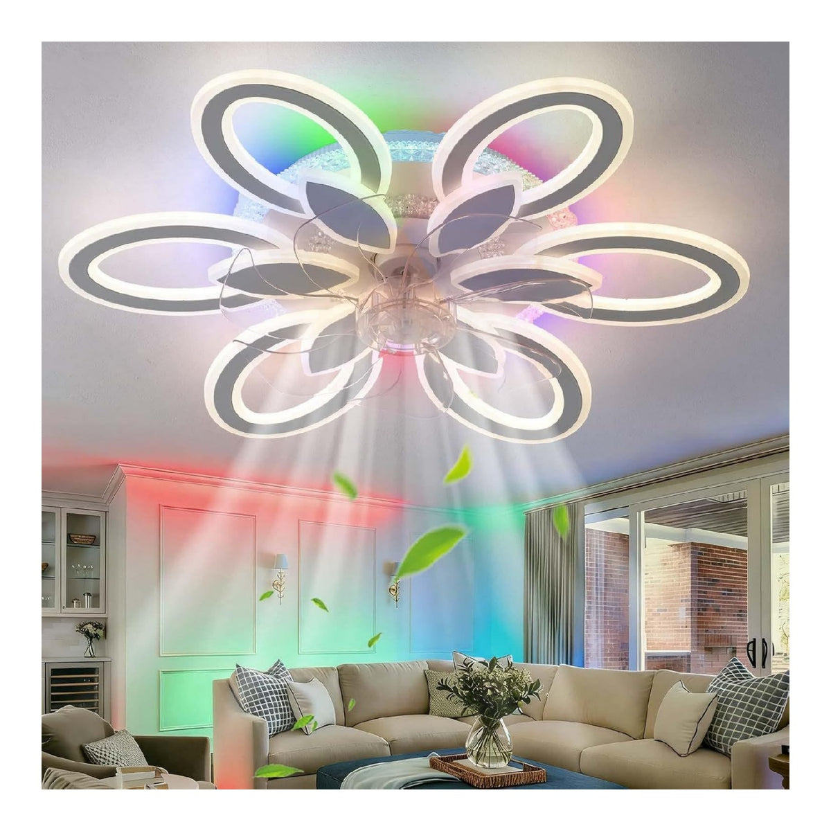 Luminaire Blanc et Dore a silhouette graphique de type luminaire 3000 K