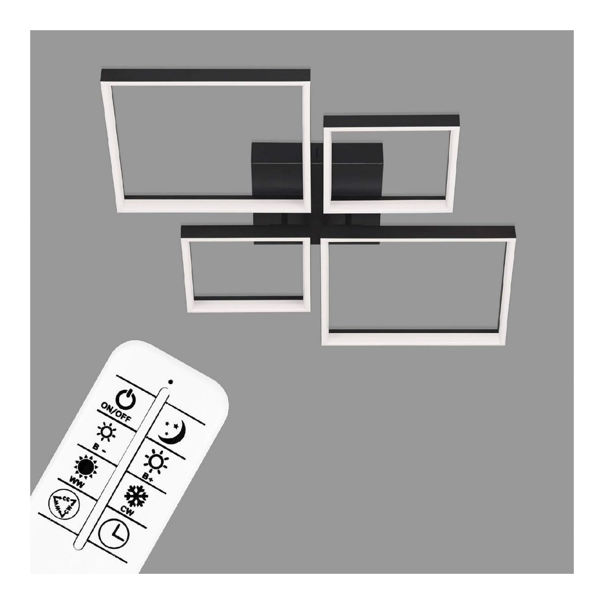 Eclairage Noir et Blanc contemporain en version plafonnier 5R-4781