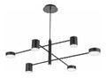 Suspension decoratif Noir et Ambre avec diffusion lumineuse harmonieuse