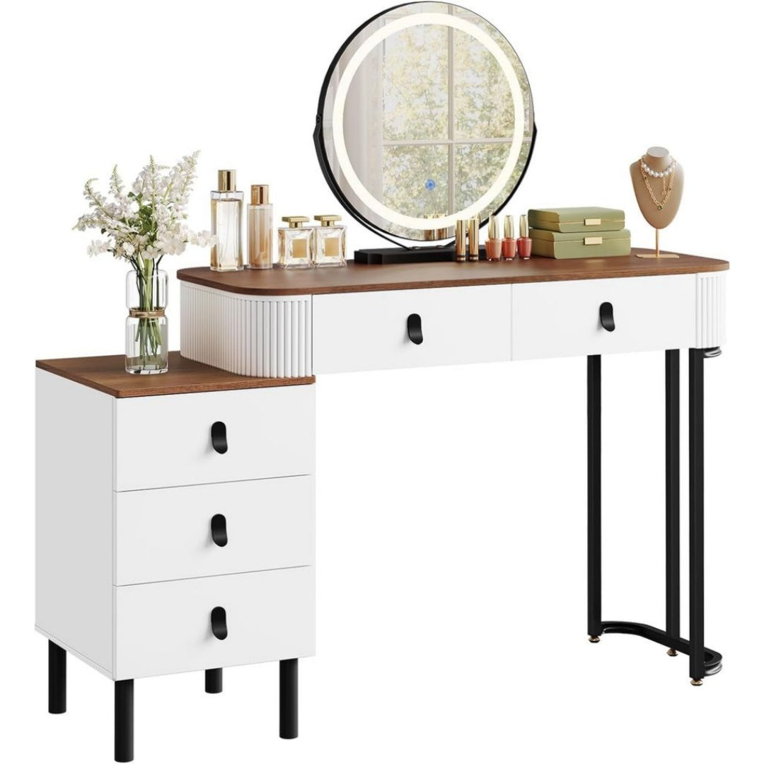 Tabourets reglable revetement velours beige