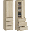 Buffets, credences et vaisseliers reglable finition bois blanc variante 789