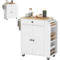 Armoires avec tiroirs finition bois blanc