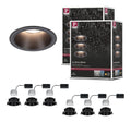 Spot de plafond Noir a presence elegante et lumiere agreable IP44 2700K