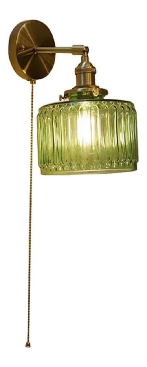 Applique murale Ambre et Vert a presence elegante et lumiere agreable YK-8889