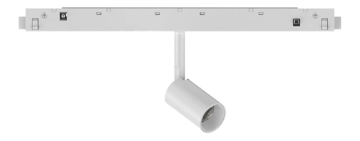 Spot de plafond Blanc aux lignes epurees avec eclairage confortable 03 W 3000 K