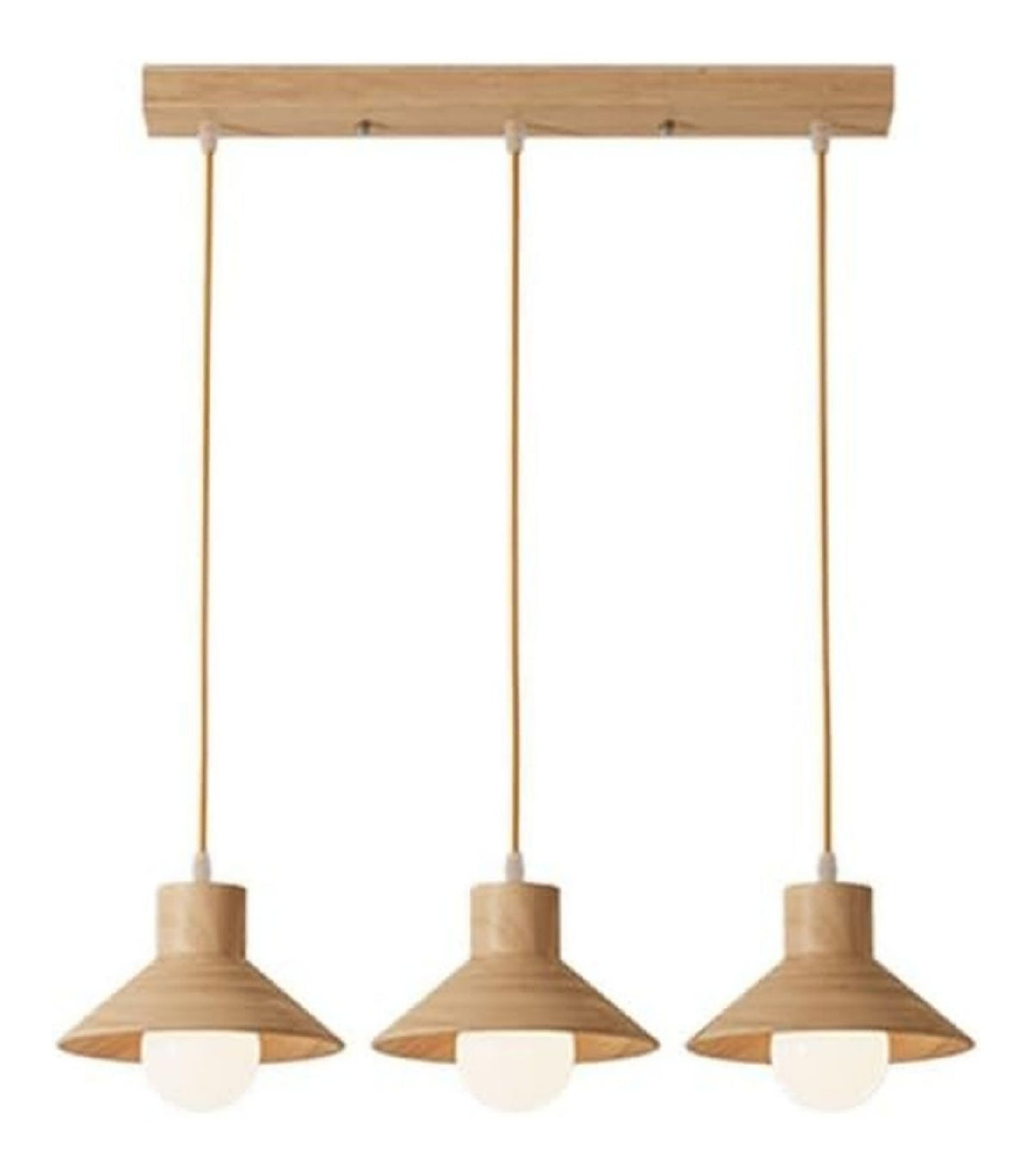 Luminaire Ambre et Marron a silhouette graphique de type lustre E27