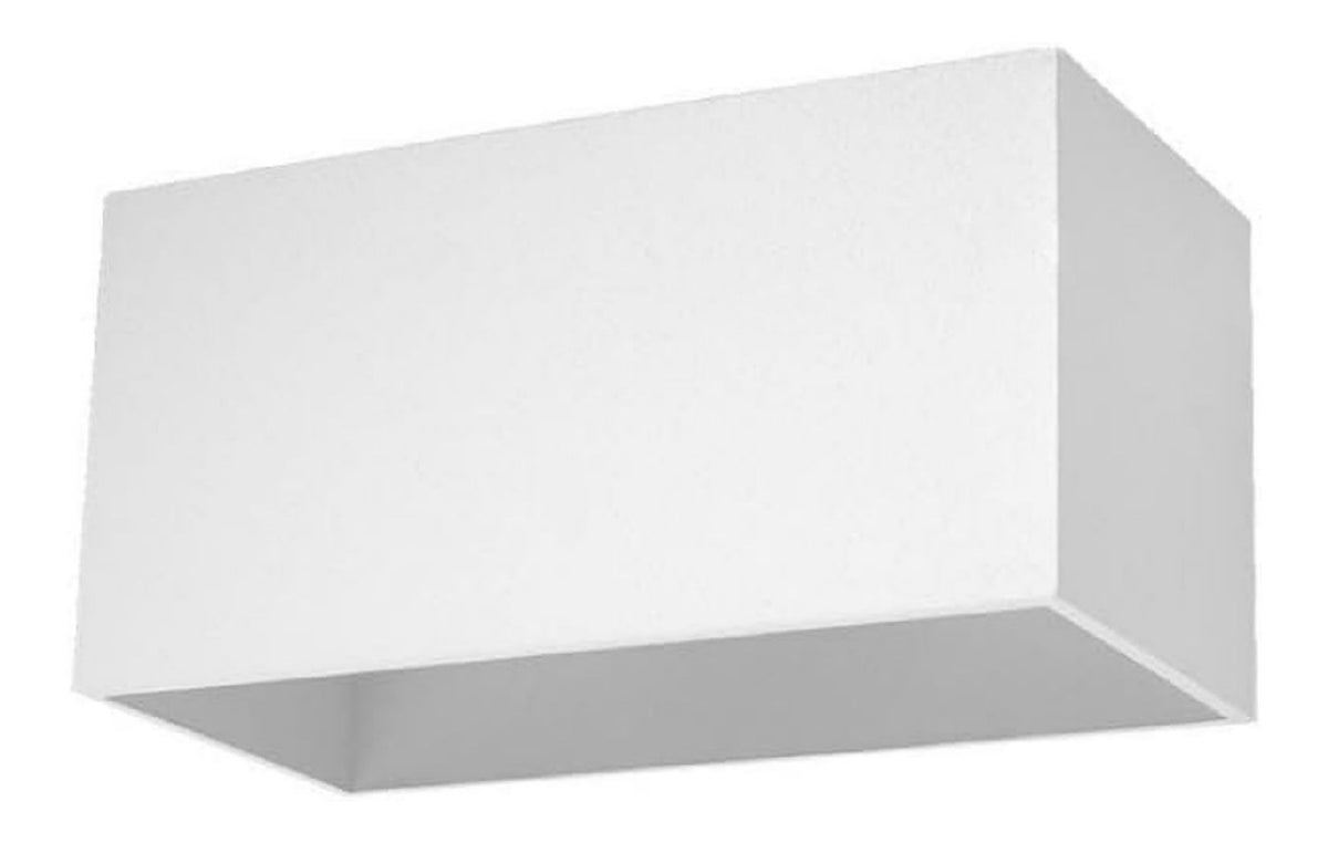 Applique murale Blanc aux lignes epurees avec eclairage confortable IP20