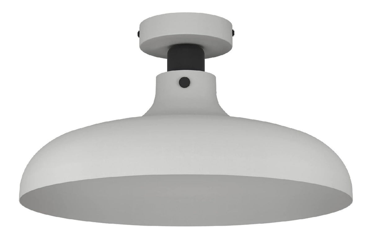 Plafonnier decoratif Noir et Gris avec diffusion lumineuse harmonieuse E27