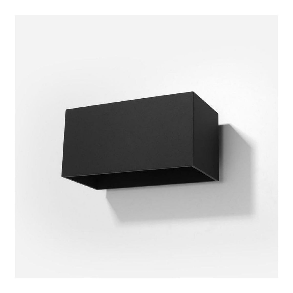 Luminaire Noir et Rouge a silhouette graphique de type applique murale IP 20