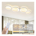 Plafonnier Blanc et Ambre a presence elegante et lumiere agreable 55 W