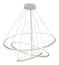 Eclairage Blanc et Ambre contemporain en version suspension 82 W 3000 K