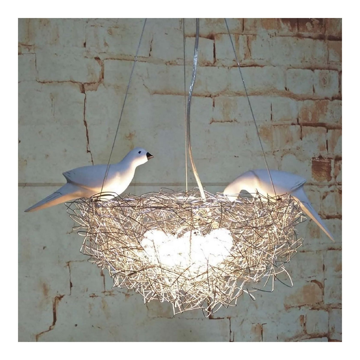 Suspension decoratif Ambre et Rouge avec diffusion lumineuse harmonieuse F8-8144