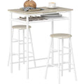 Rangements sur pied beige
