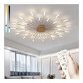 Lustre Noir et Blanc au style moderne avec conception fonctionnelle 56 W 3000K