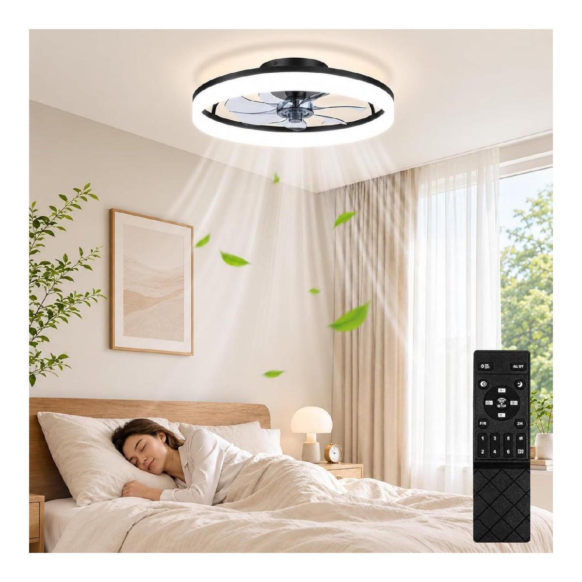 Luminaire Noir et Ambre aux lignes epurees avec eclairage confortable