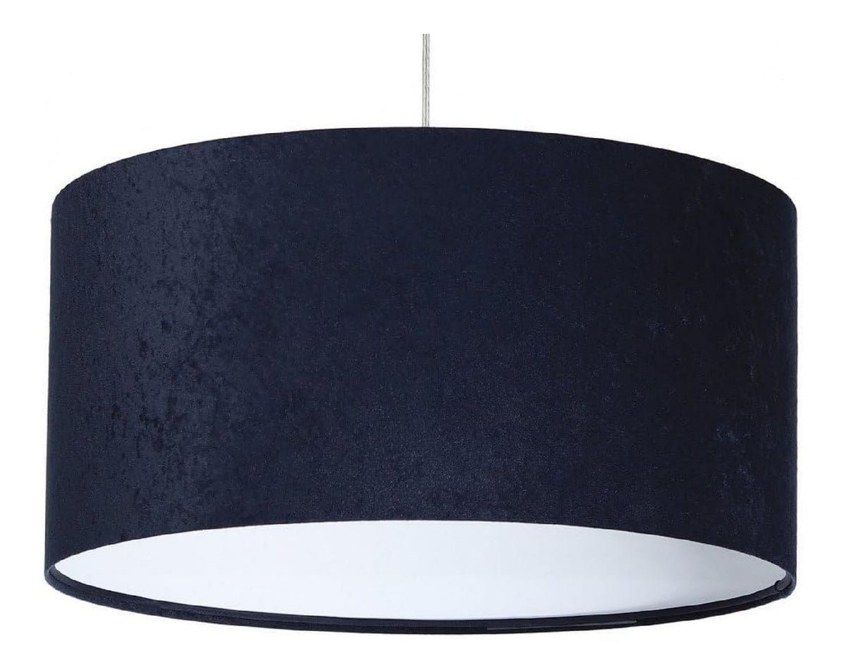 Suspension Blanc et Bleu aux lignes epurees avec eclairage confortable 60 W IP20