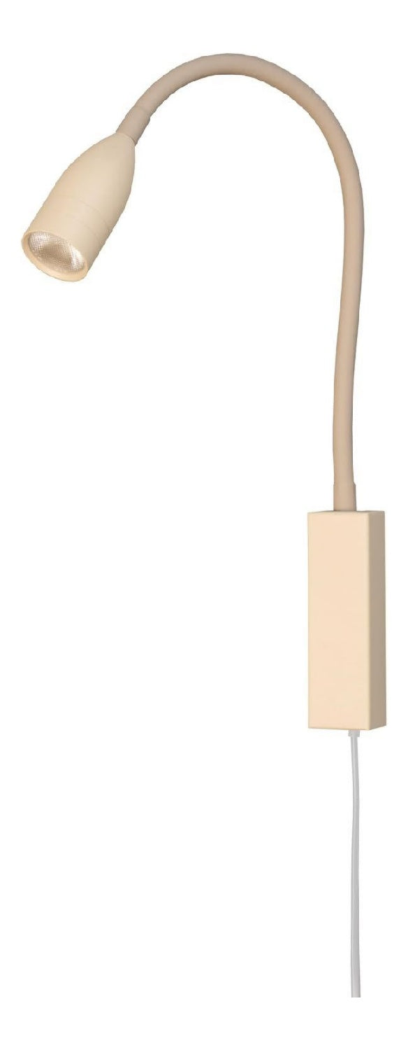 Spot de plafond Blanc et Transparent aux lignes epurees avec eclairage confortable 5 W 3000 K
