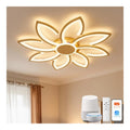 Plafonnier decoratif Rouge avec diffusion lumineuse harmonieuse 98W 3000K