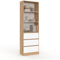 Armoires vitrees de presentation finition bois naturel variante 2067