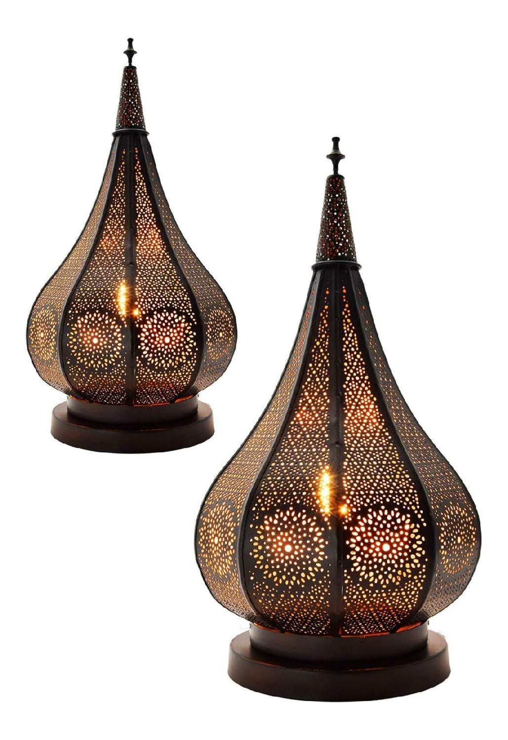 Lampe de table Noir et Blanc a presence elegante et lumiere agreable