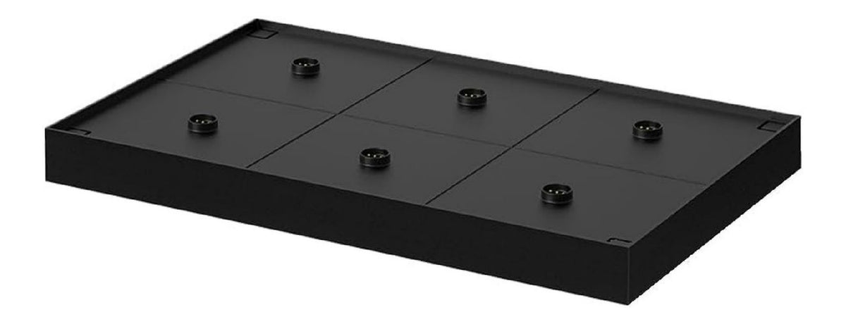 Lampe de table Noir et Argente aux lignes epurees avec eclairage confortable