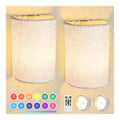 Eclairage Blanc et Ambre contemporain en version applique murale 3000 K