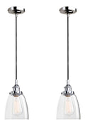 Suspension Vert et Transparent au style moderne avec conception fonctionnelle 40 W