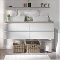 Tabourets pliants pliable finition bois blanc
