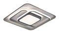 Solution lumineuse Blanc et Gris au dessin sobre en format plafonnier 100 W