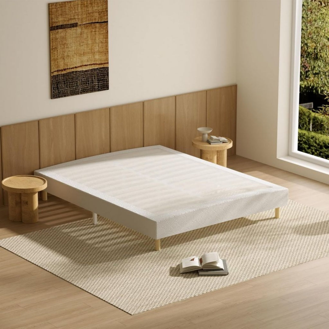 Ilots de rangement mobiles avec tiroirs finition bois blanc