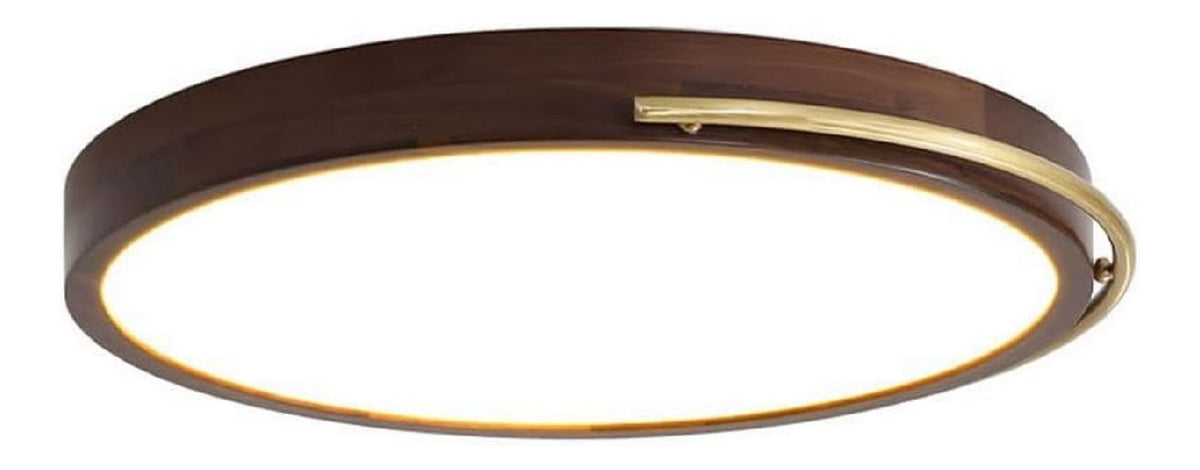 Plafonnier Blanc et Ambre a presence elegante et lumiere agreable G8-4424