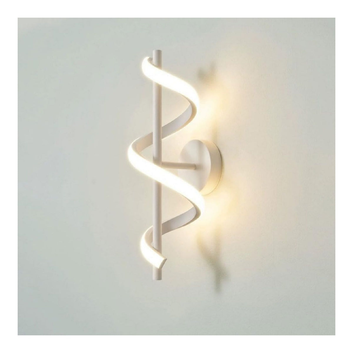 Applique murale decoratif Noir et Blanc avec diffusion lumineuse harmonieuse 12 W