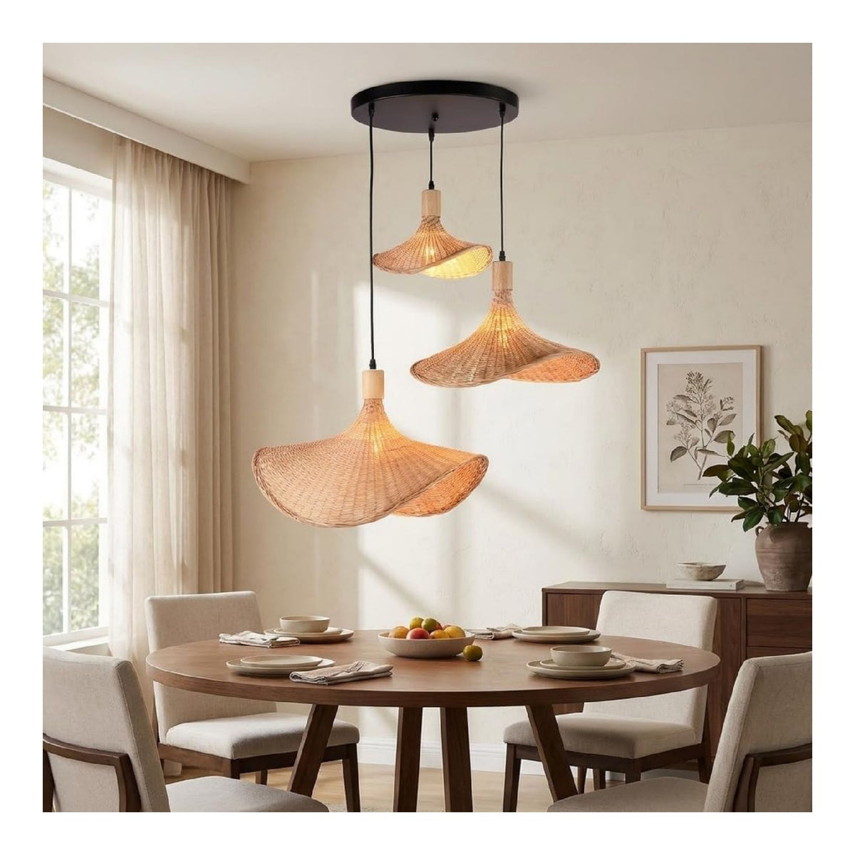 Suspension Noir et Vert a presence elegante et lumiere agreable 40W IP20 E27