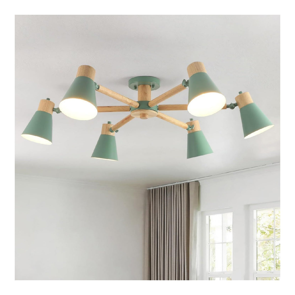 Lustre Noir et Blanc a presence elegante et lumiere agreable E27