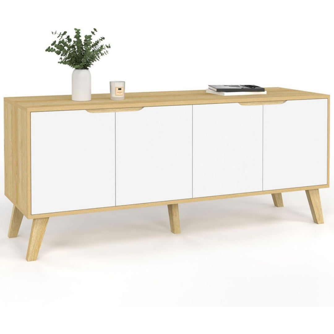 Buffets, credences et vaisseliers avec tiroirs reglable blanc variante 2871