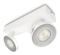 Spot de plafond Blanc aux lignes epurees avec eclairage confortable 5 W