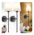 Applique murale decoratif Noir et Blanc avec diffusion lumineuse harmonieuse 3000 K