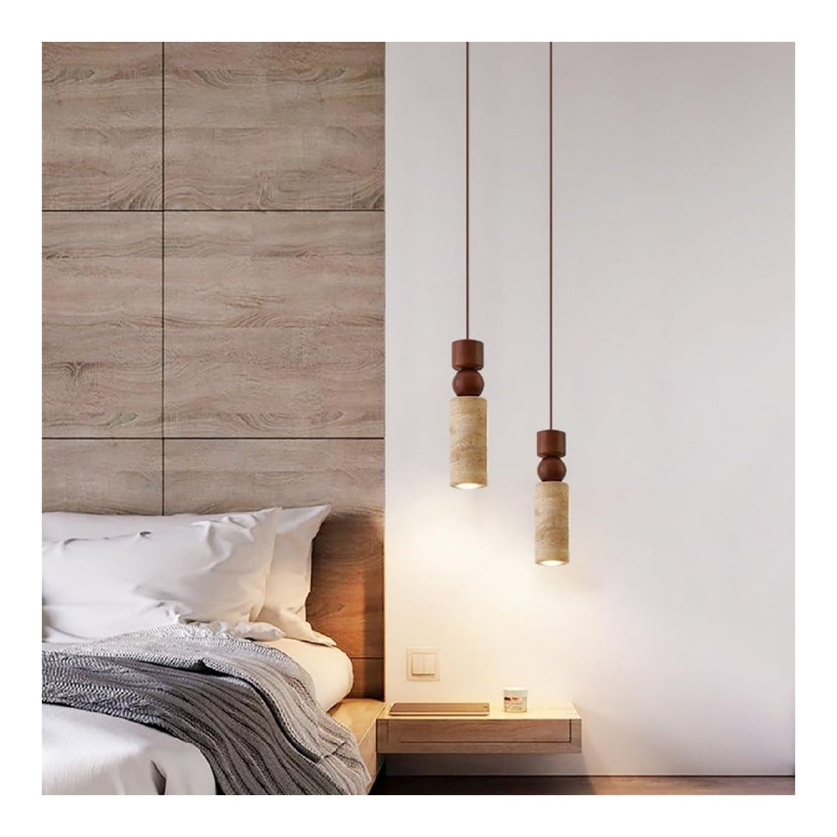 Lustre Ambre a presence elegante et lumiere agreable E27