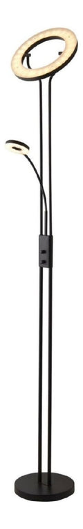 Lampadaire decoratif Noir et Blanc avec diffusion lumineuse harmonieuse 5 W 3000 K
