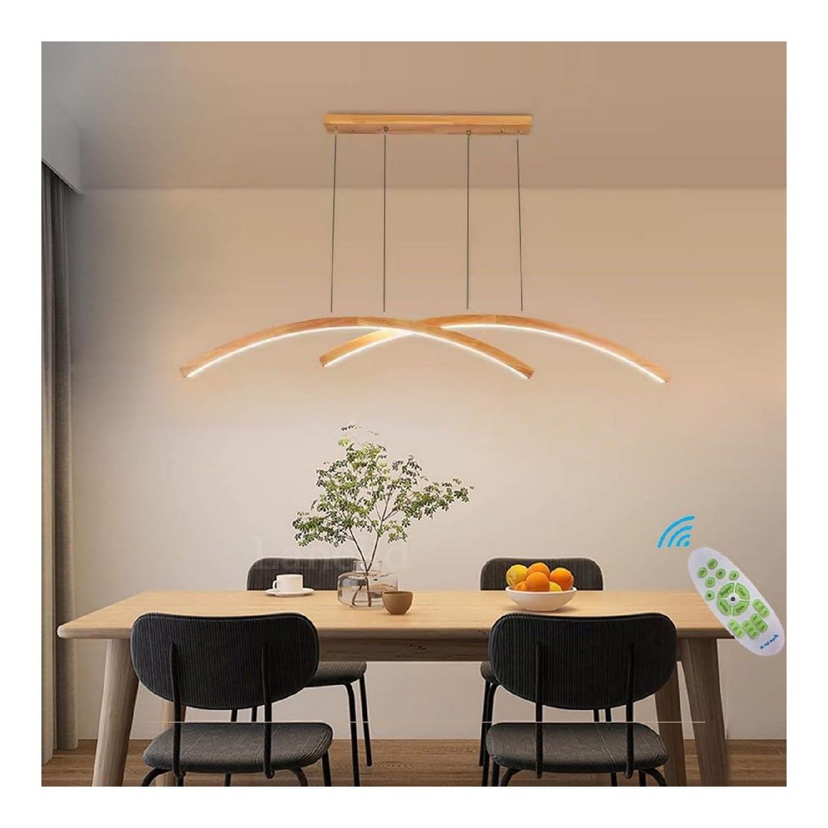 Solution lumineuse Blanc et Ambre au dessin sobre en format suspension 36W IP20 3000K