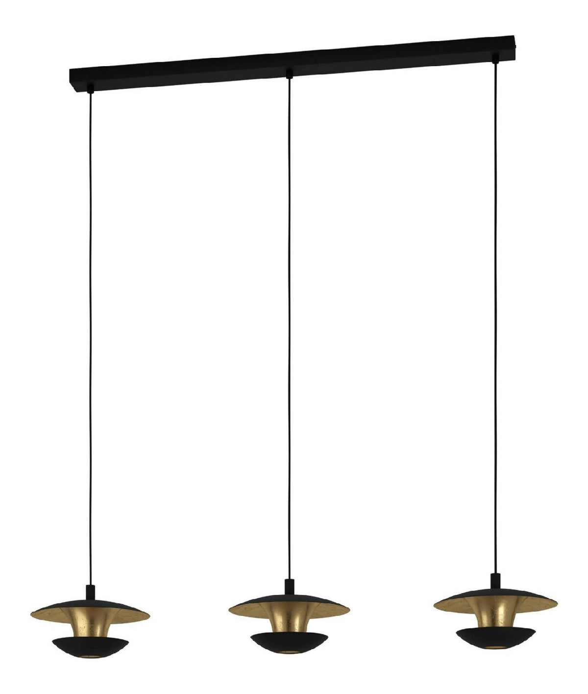 Solution lumineuse Noir et Blanc au dessin sobre en format suspension GU10
