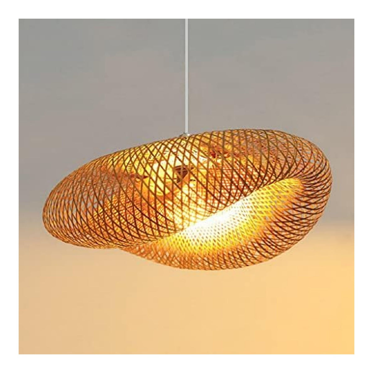 Eclairage Ambre contemporain en version suspension 40 W E27